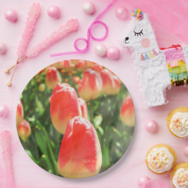 チューリップ天国プレート ペーパープレート