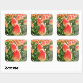 チューリップ天国 スクエアシール (シート)