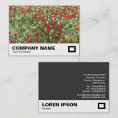 チューリップ層 名刺 (正面/裏面)