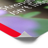 チューリップ強度ハート引用文フローラフラワーポスター ポスター (角)