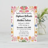 チューリップ愛の情熱の永遠の一結婚致 – 招待状 (スタンド正面)