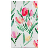 チューリップ愛好家向けチューリップススモール抱き枕 スモールペーパーバッグ (裏面)