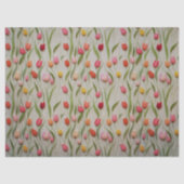 チューリップ感じパターンの切り離し 薄葉紙 (正面)