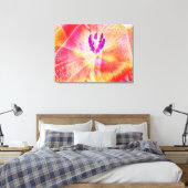 チューリップ抽象芸術 キャンバスプリント (インサイチュ (寝室))