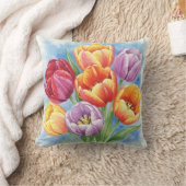 チューリップ枕 クッション (ブランケット)