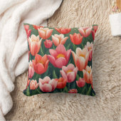 チューリップ枕 クッション (ブランケット)