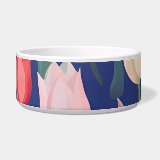 チューリップ模様。 ボウル (正面)