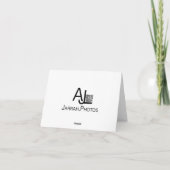 チューリップ水仙  サンキューカード (裏面)