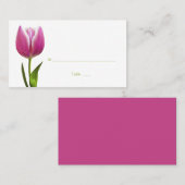 チューリップ特別座席表又はエスコートカード プレイスカード (正面/裏面)