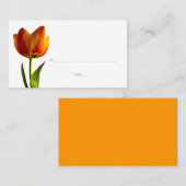 チューリップ特別座席表又はエスコートカード プレイスカード (正面/裏面)