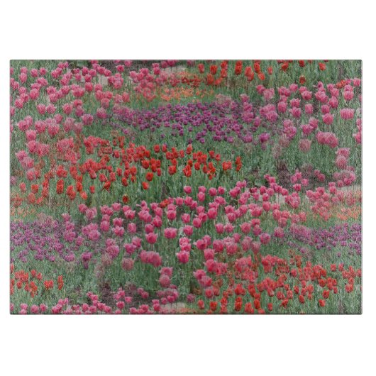 チューリップ畑 カッティングボード (正面)