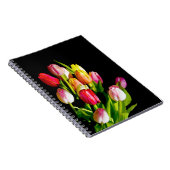チューリップ絵画ズ – オリジナルフラワーアート ノートブック (右側)