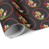 チューリップ絵画ズ – オリジナルフラワーアート ラッピングペーパー (ロールコーナー)