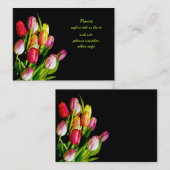 チューリップ絵画ズ – オリジナルフラワーアート 名刺 (正面/裏面)