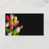 チューリップ絵画ズ – オリジナルフラワーアート 名刺 (裏面)