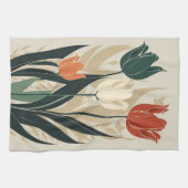 チューリップ自然をテーマにした キッチンタオル (横)