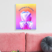 チューリップ花なら何でもでき感動的る キャンバスプリント (インサイチュ (リビング))