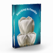 チューリップ花なら何でもでき感動的る フォトブロック (左)