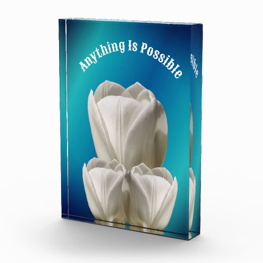 チューリップ花なら何でもでき感動的る フォトブロック (右)