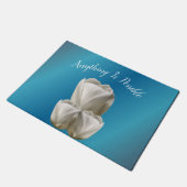 チューリップ花は何でもでき感動的る   ドアマット (アングル)