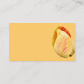 チューリップ花びらフラワービジネスカード 名刺 (裏面)
