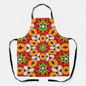 チューリップ花束パターン エプロン (正面)