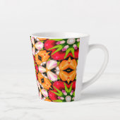 チューリップ花束パターン カフェラテマグ (右)