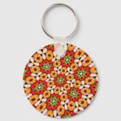 チューリップ花束パターン キーホルダー (裏面)