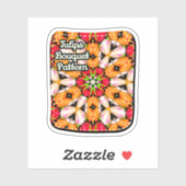 チューリップ花束パターン シール (シート)