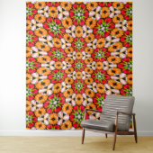 チューリップ花束パターン タペストリー (インサイチュ)