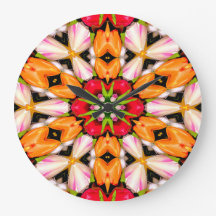 チューリップ花束パターン