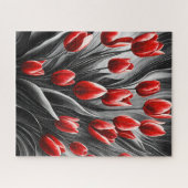 チューリップ花 ジグソーパズル (横)