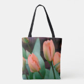 チューリップ花 トートバッグ (裏面)