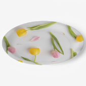 チューリップ花 ペーパープレート (アングル)