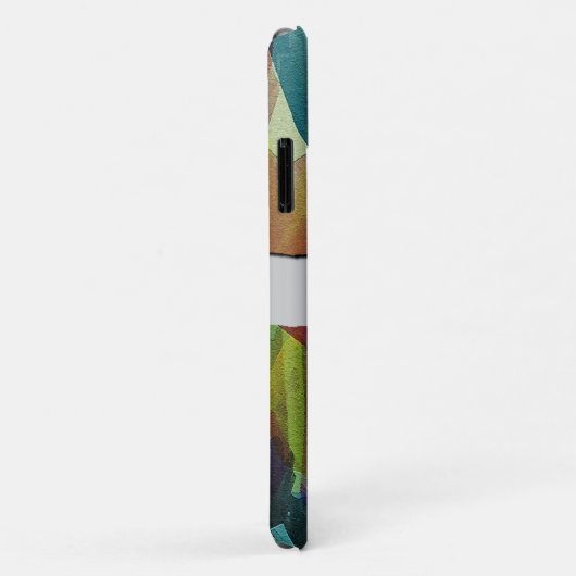 チューリップ花、水彩花、あなたの名前 Case-Mate iPhoneケース (裏面/右)