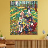 チューリップ記憶 キャンバスプリント (インサイチュ (リビング))