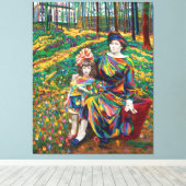 チューリップ記憶 キャンバスプリント (インサイチュ (ウッドフロア))