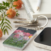 チューリップ詩篇139: 14 キーホルダー (正面右)