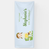 チューリップ誕生日 横断幕 (縦)