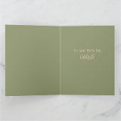 チューリップ赤面カード カード (内部)