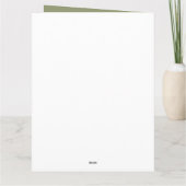 チューリップ赤面カード カード (裏面)