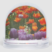 チューリップ雪の球体 (裏面)