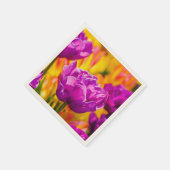 チューリップ魅惑バイオレット スタンダードカクテルナプキン (角)