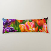 チューリップ魅惑的なオレンジ ボディピロー (裏面)