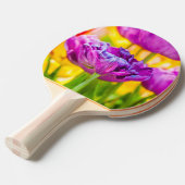 チューリップ魅惑的なダークピンク 卓球ラケット (正面アングル)