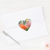 チューリップ鮮やかハートシール ハートシール (封筒)