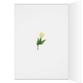 チューリップ100番目の誕生日カード (内側 (左))