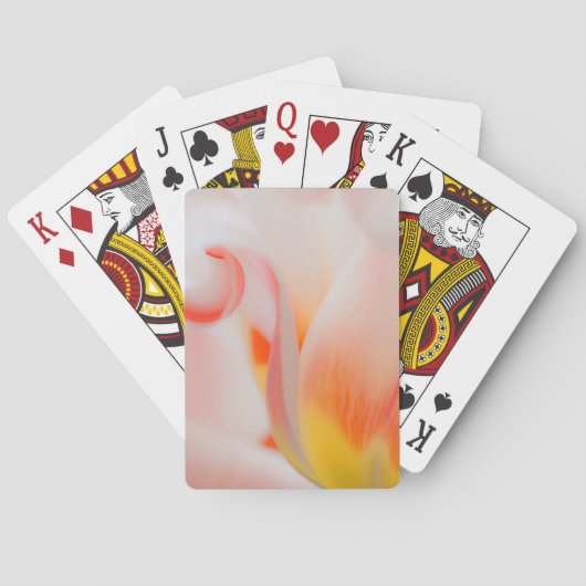 チューリップ3のクローズアップ トランプ (裏面)