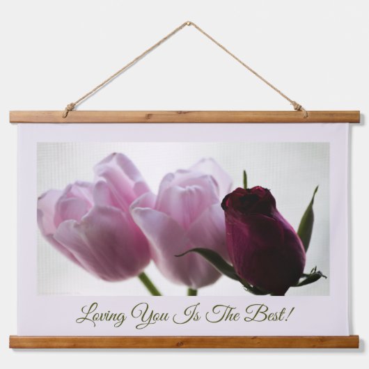 チューリップ3258 吊り下げ型タペストリー (正面)