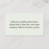 チューリップ3259 名刺 (裏面)